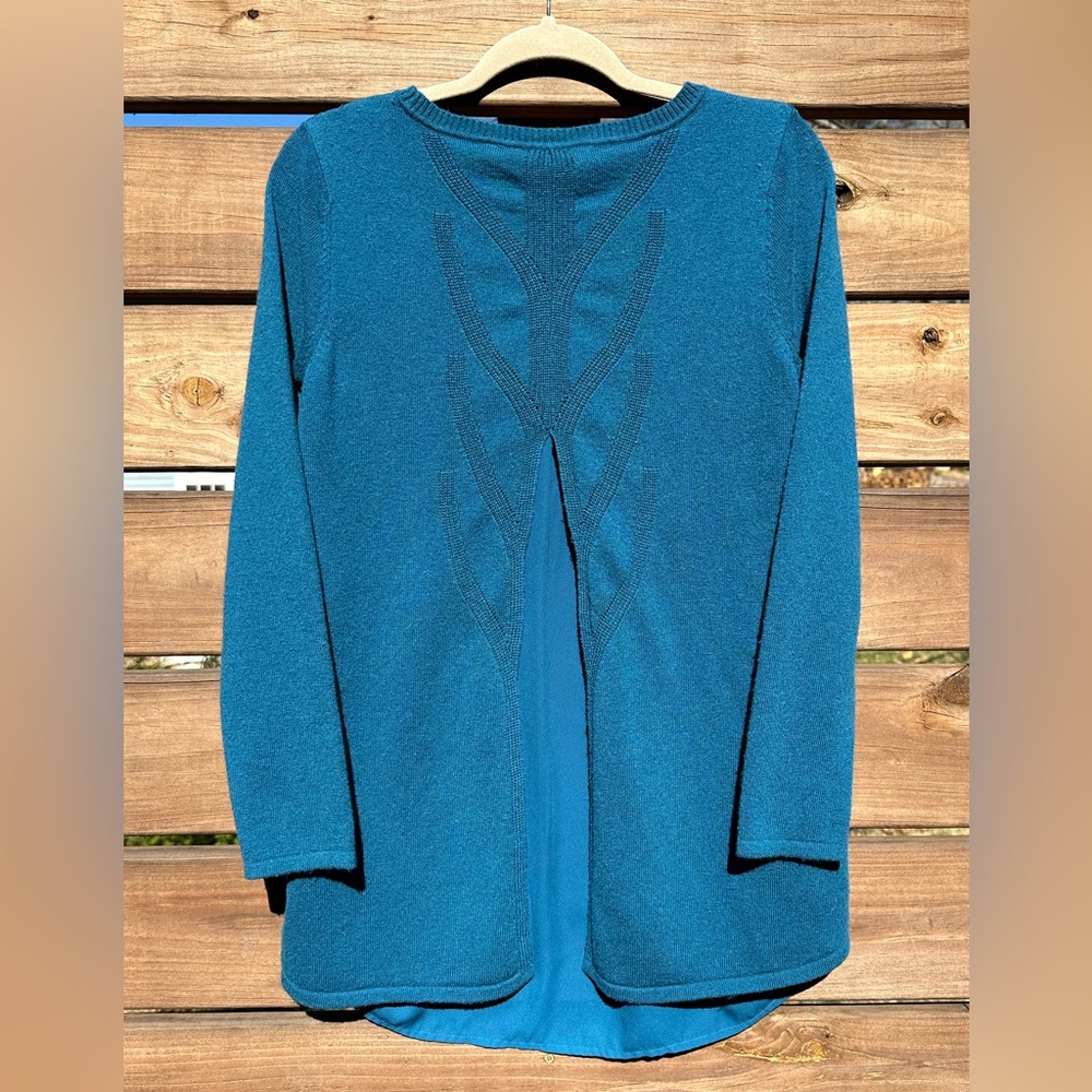 Soft Surroundings Open Split Back Lined Long Slee… - image 2